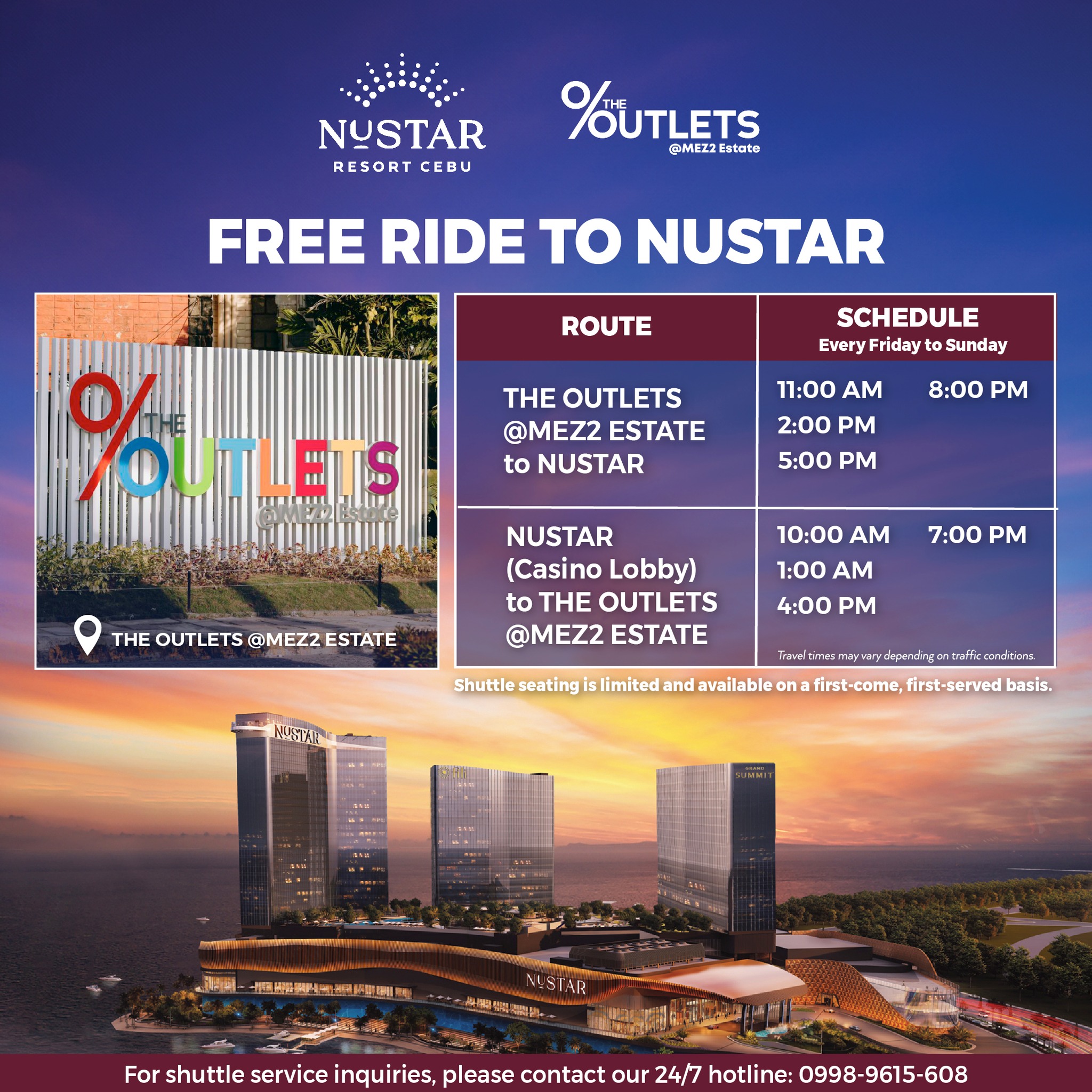 NUSTAR Resort Facebook ad