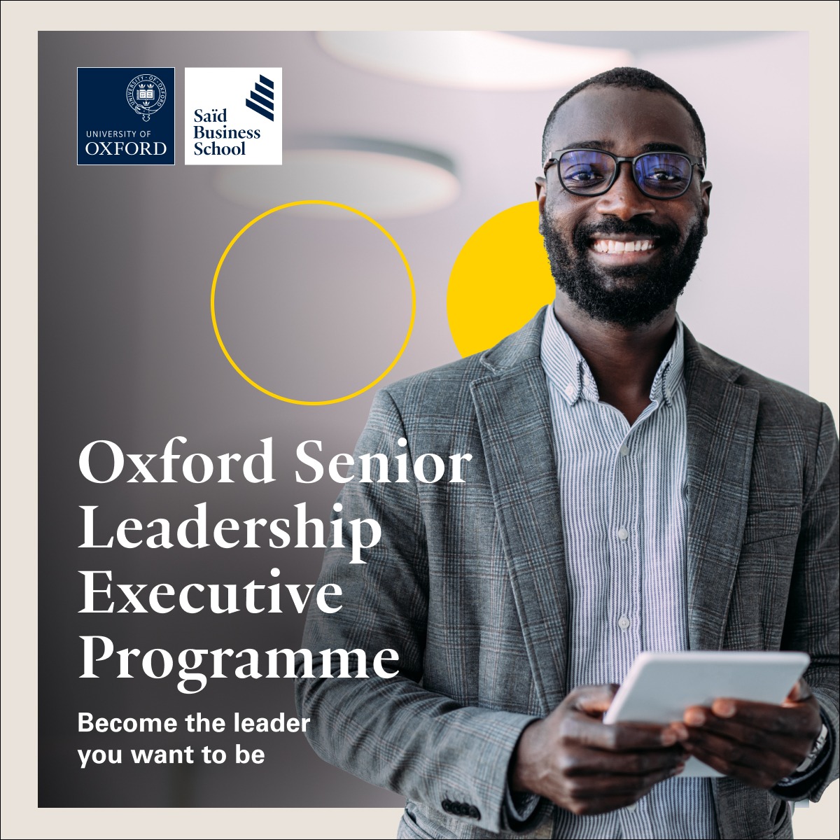Saïd Business School, University of Oxford Facebook ad
