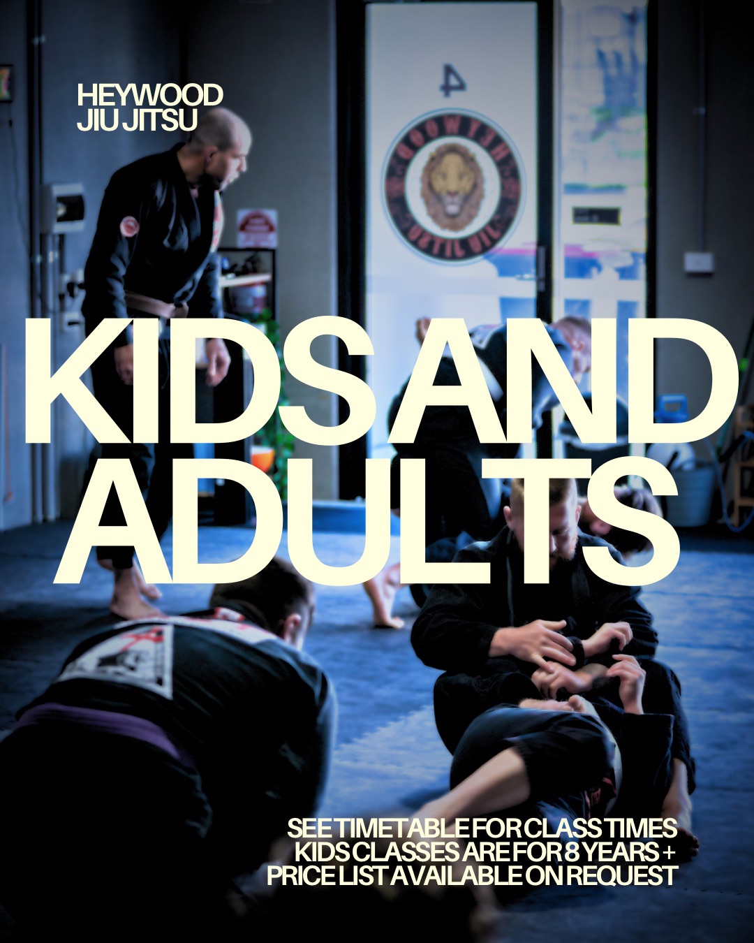 Heywood Jiu Jitsu Facebook ad: Get fit and have fun doing Brazilian Jiu…