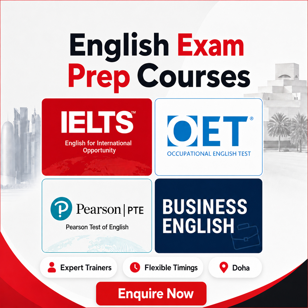 Excellence Training Centre, Qatar Facebook ad