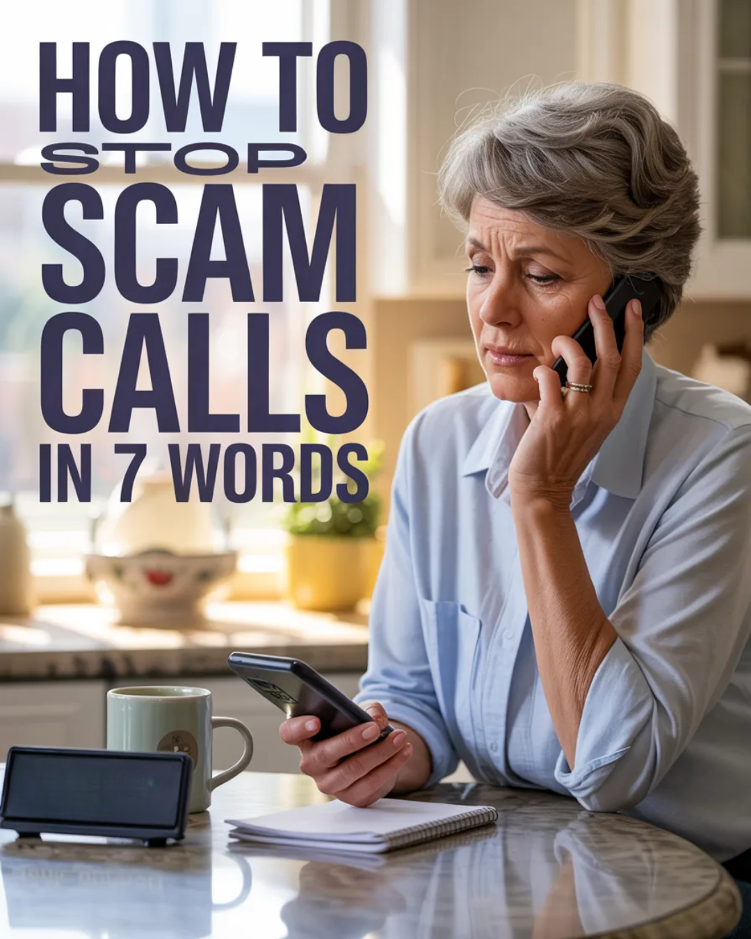 Wise & Well Facebook ad: Copy-and-Use Responses for Common Scams: Info Guide