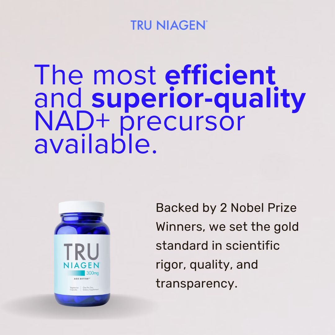 Tru Niagen ANZ Facebook ad: The #1 NAD+ booster