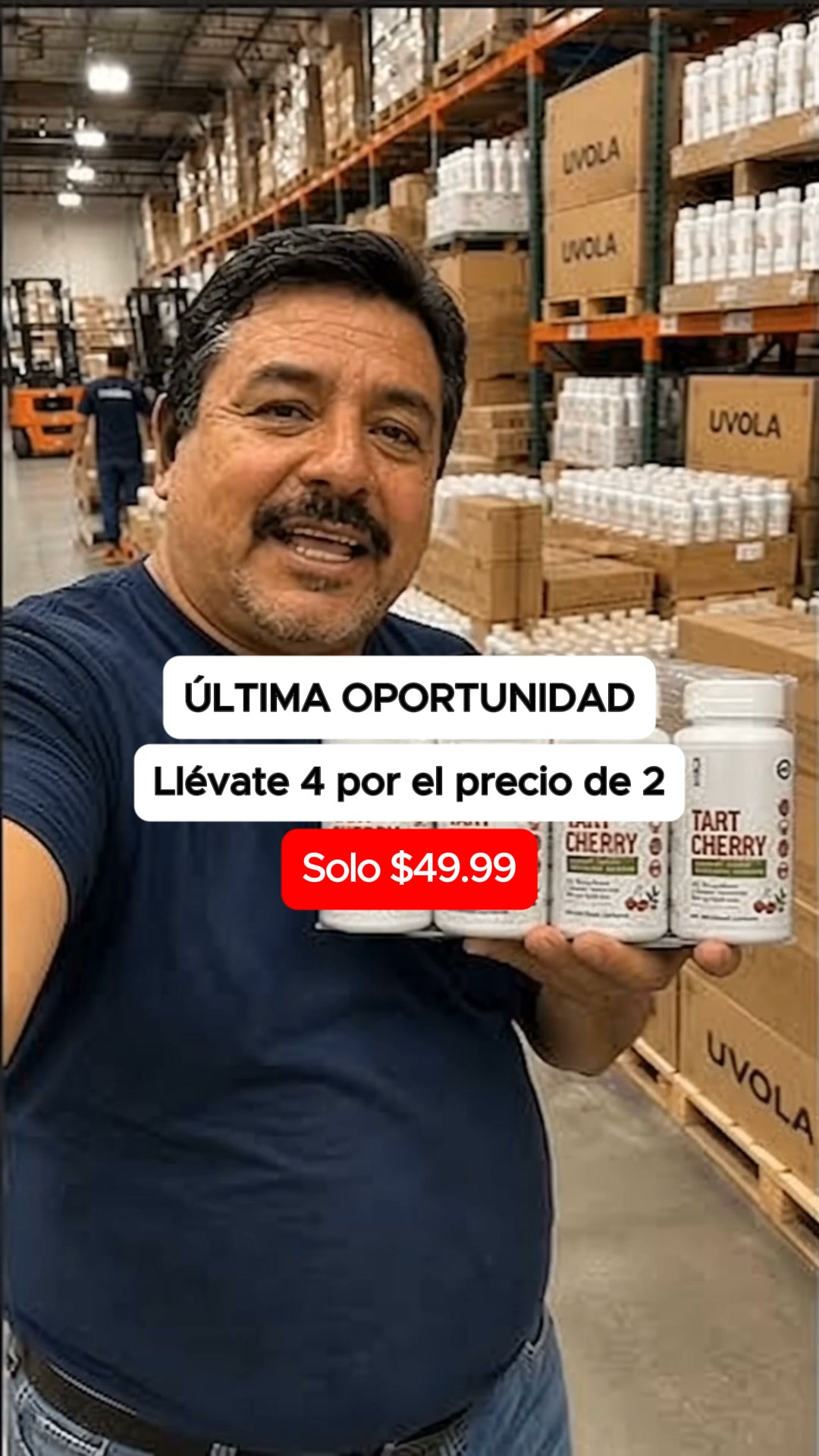 Uvola Supplements Facebook ad: ¡Descubre hoy el poder de la cereza tarta!