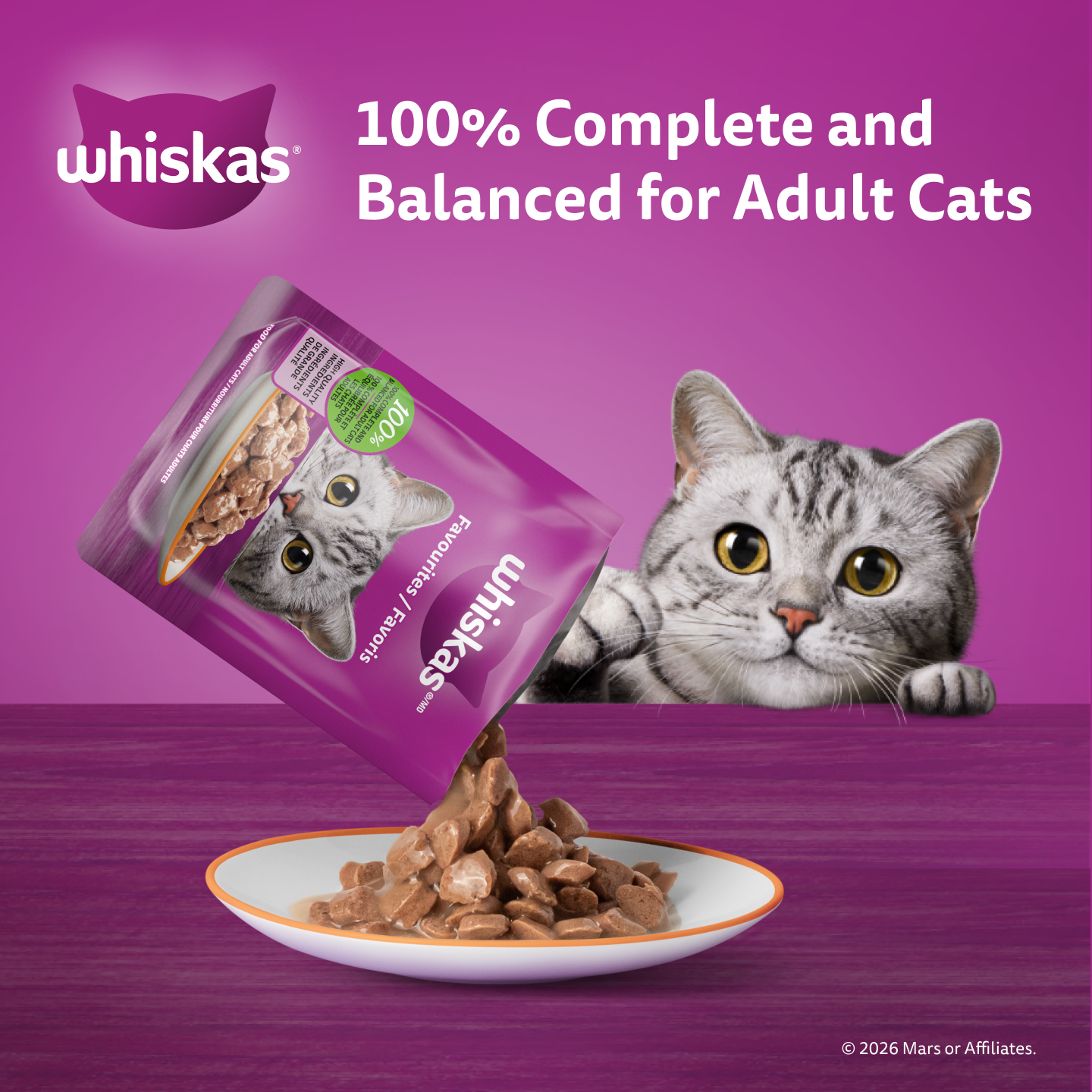 Whiskas Facebook ad: WHISKAS Wet Pouch