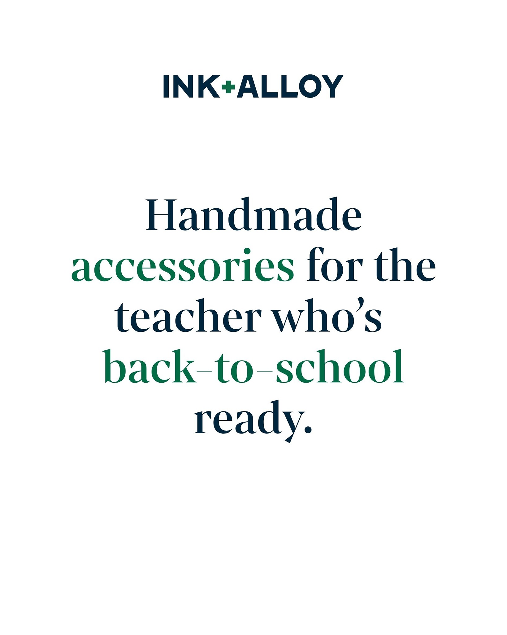 INK + ALLOY Facebook ad
