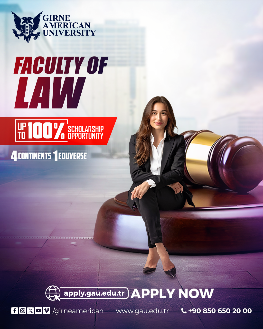Girne American University Facebook ad: In joining GAU, you will be taking advantage…