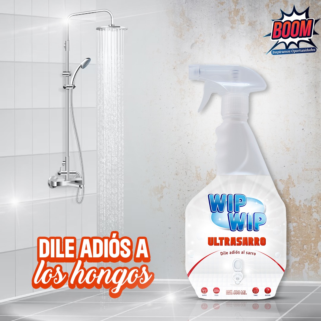 BOOM EC Facebook ad: ¡Adiós a los hongos en tu ducha!