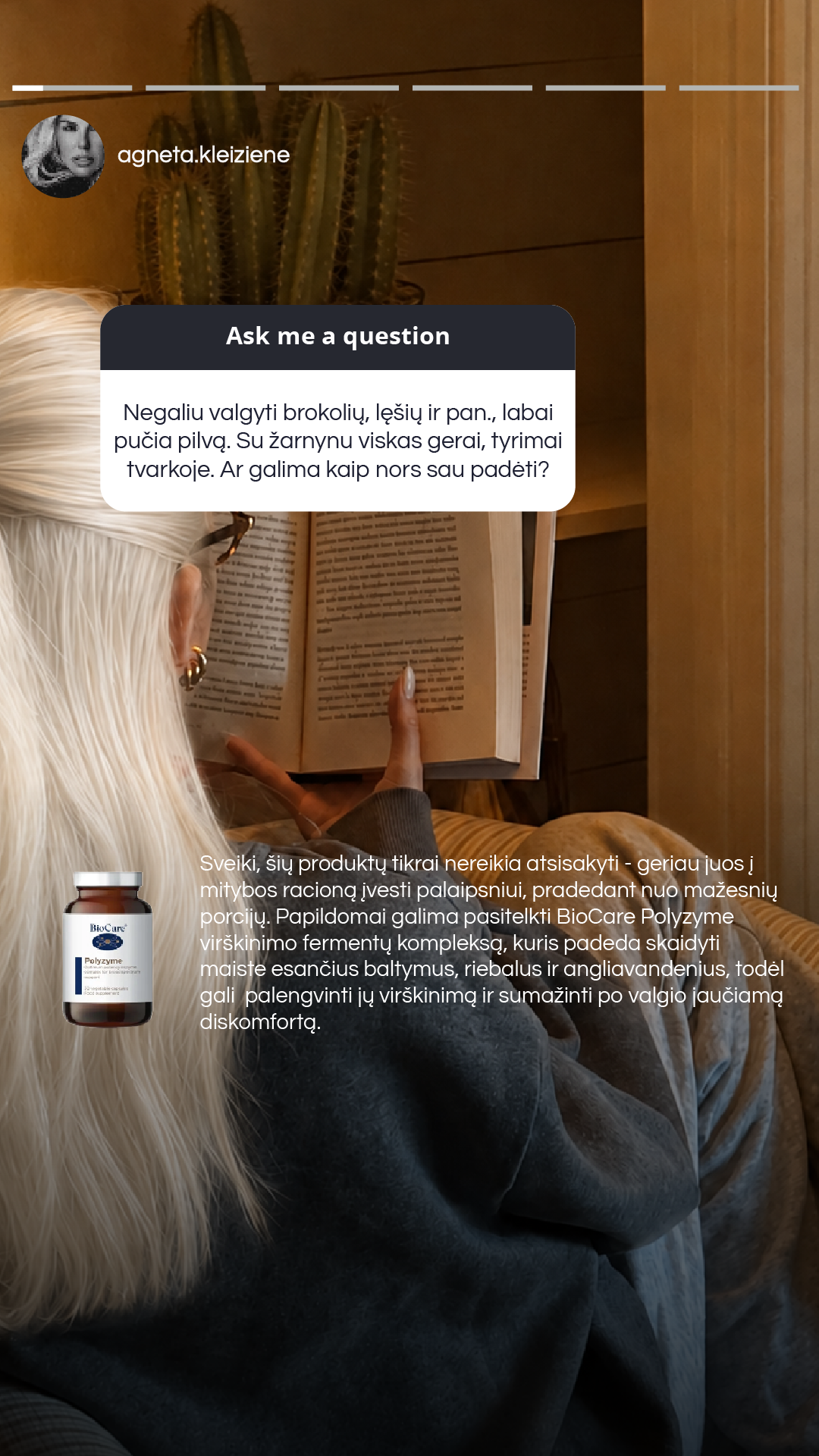 Molecule - sveikata/grožis/jaunystė Facebook ad: Agneta rekomenduoja
