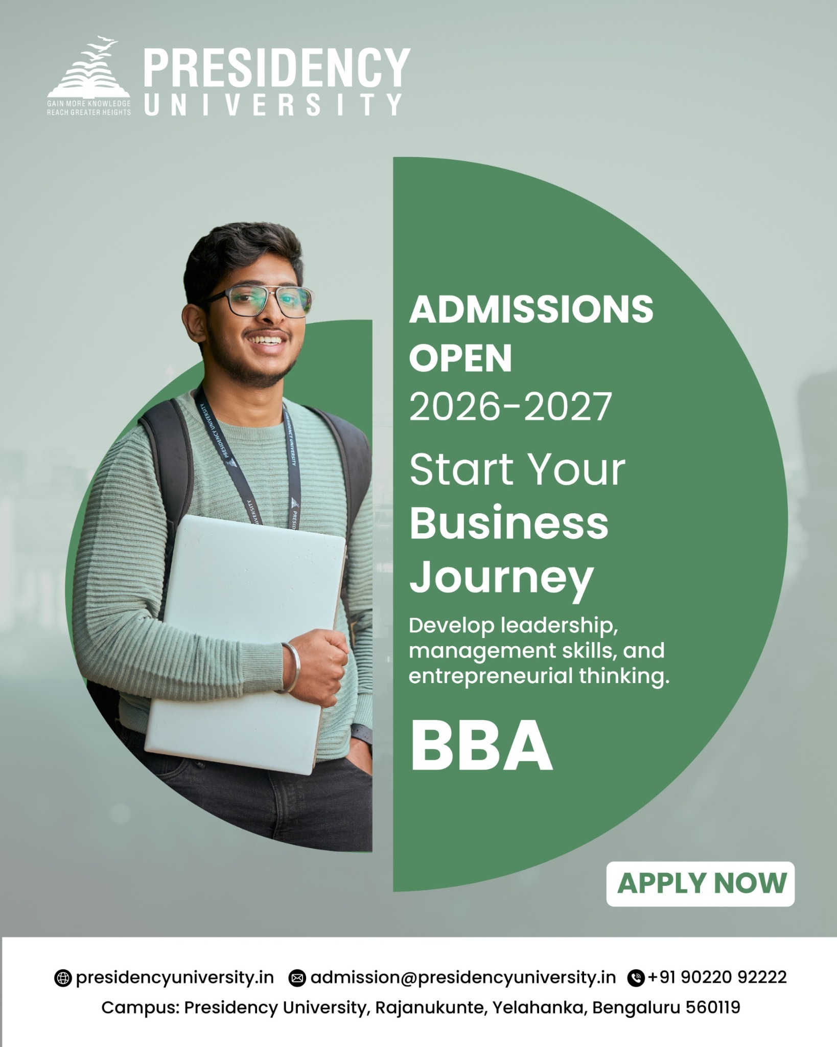 Presidency University Facebook ad