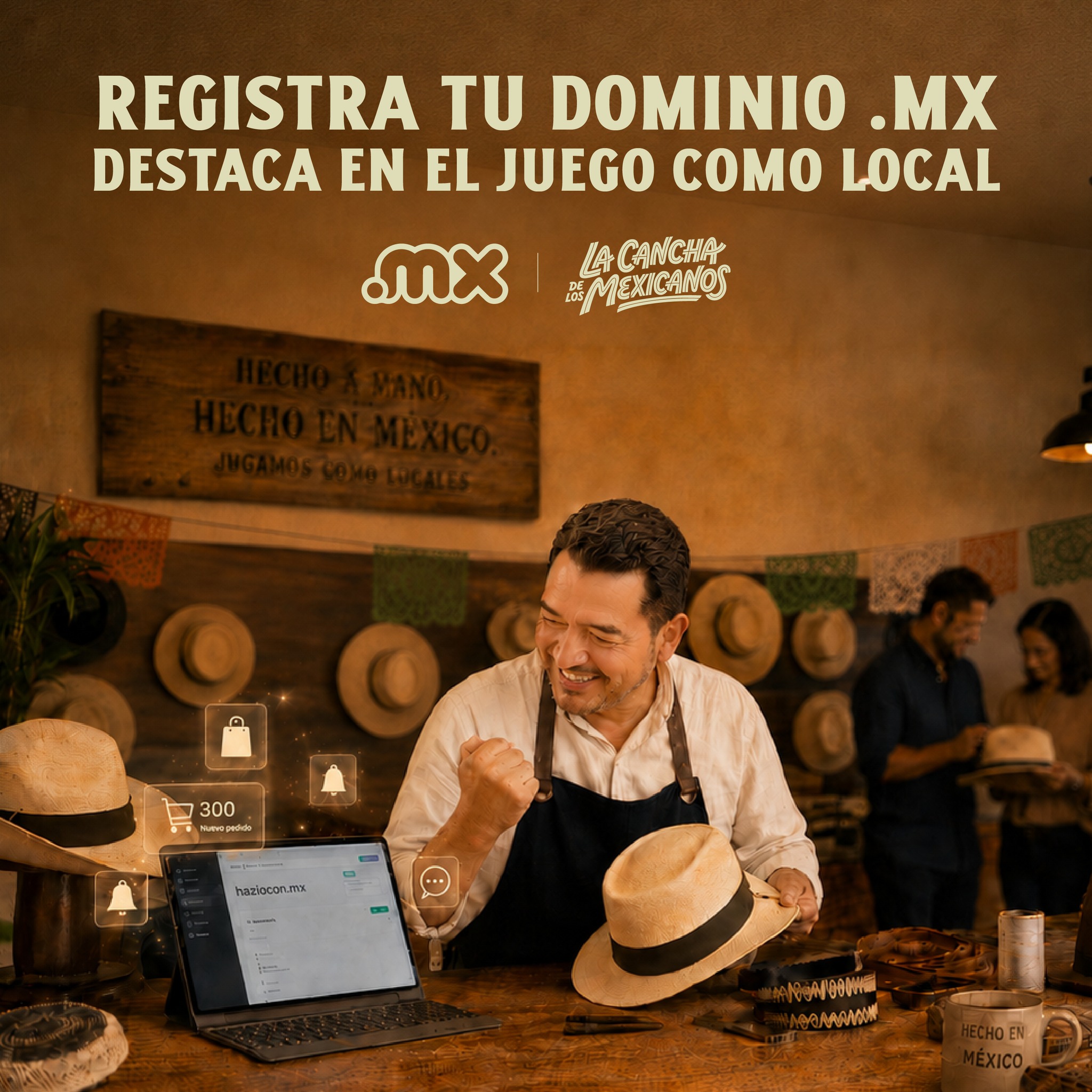 Punto MX Facebook ad: Registra tu dominio ahora