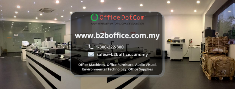 OfficeDotCom Sdn Bhd Facebook ad: Largest branded office equipment showroom in Puchong…