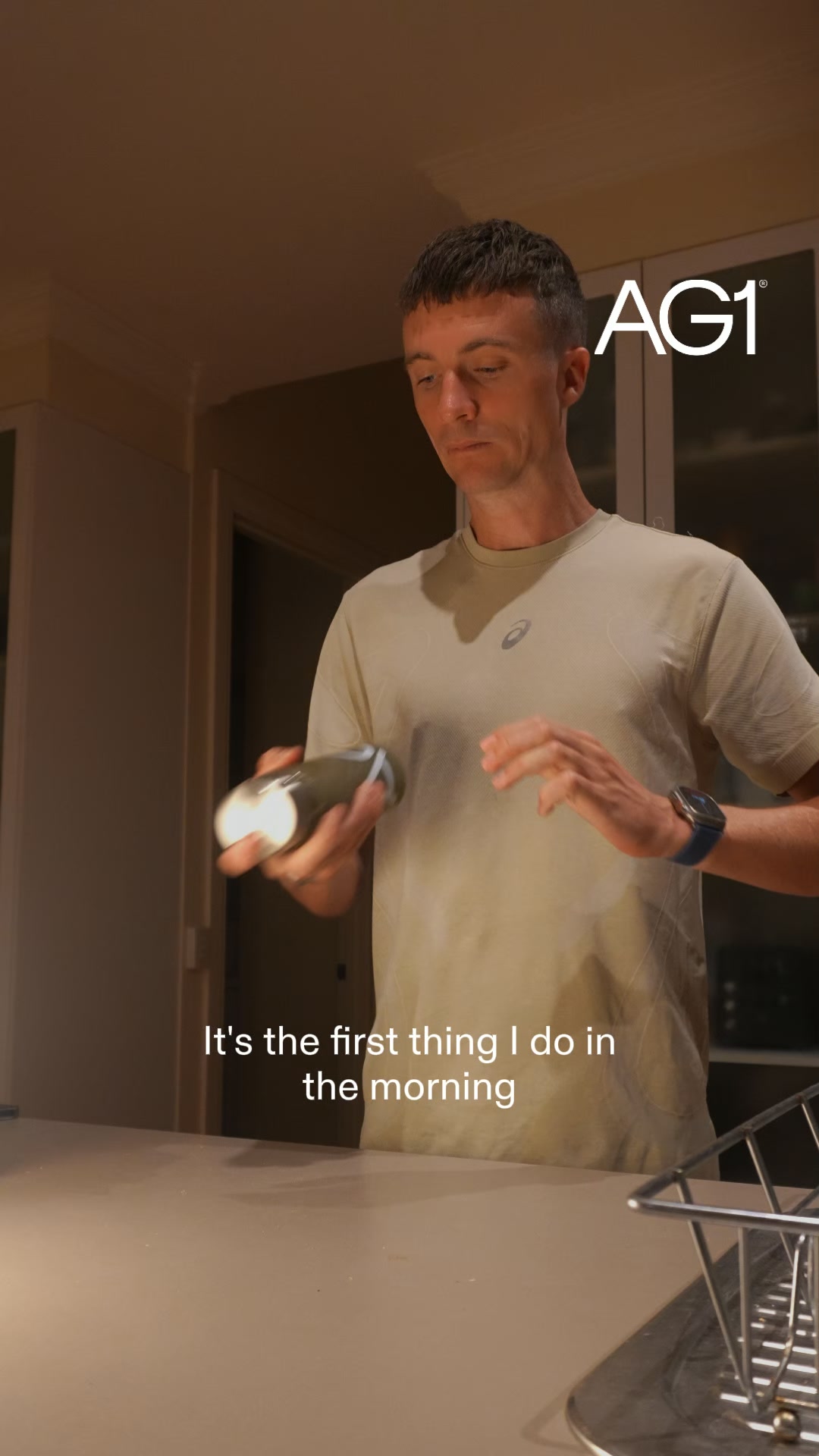 AG1 by Athletic Greens Facebook ad: Supports Energy & Recovery*