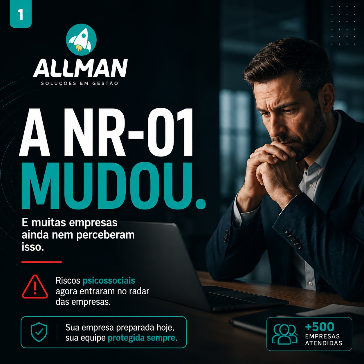 Allman Facebook ad: A NR-01 mudou.