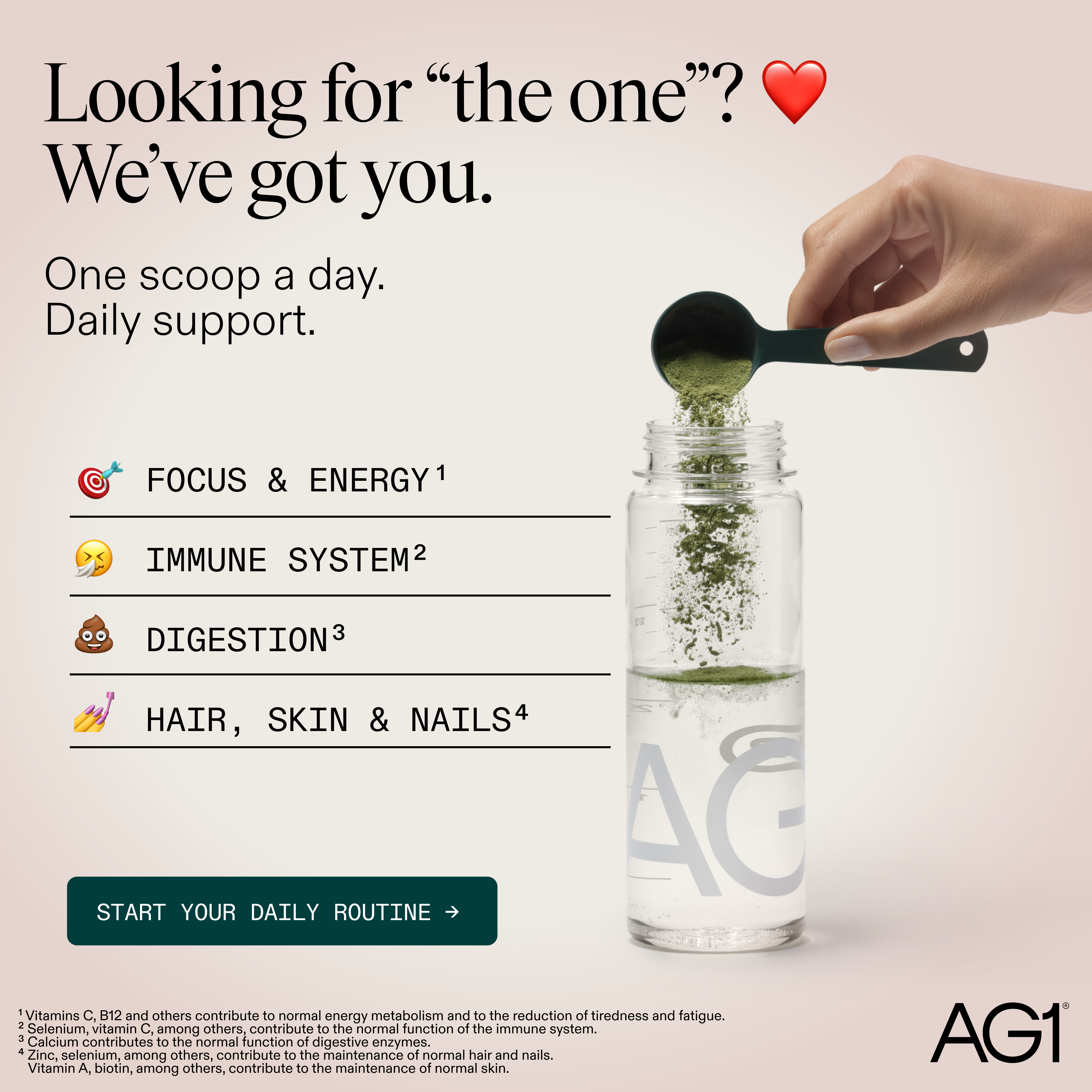 AG1 by Athletic Greens Facebook ad