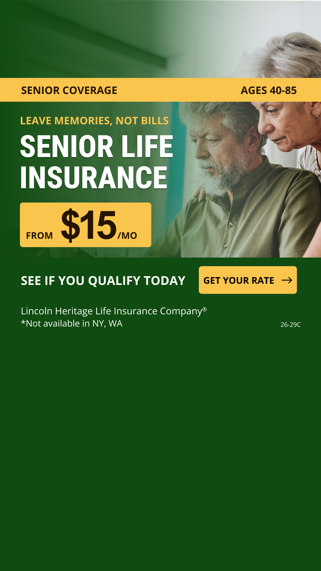 Lincoln Heritage Funeral Advantage Facebook ad from Jun 22, 2026