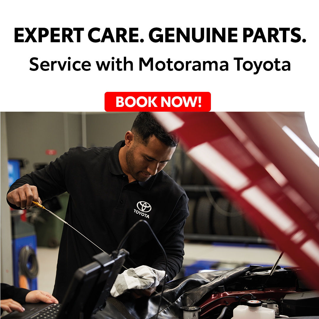 Motorama Toyota Moorooka Facebook ad from May 1, 2026