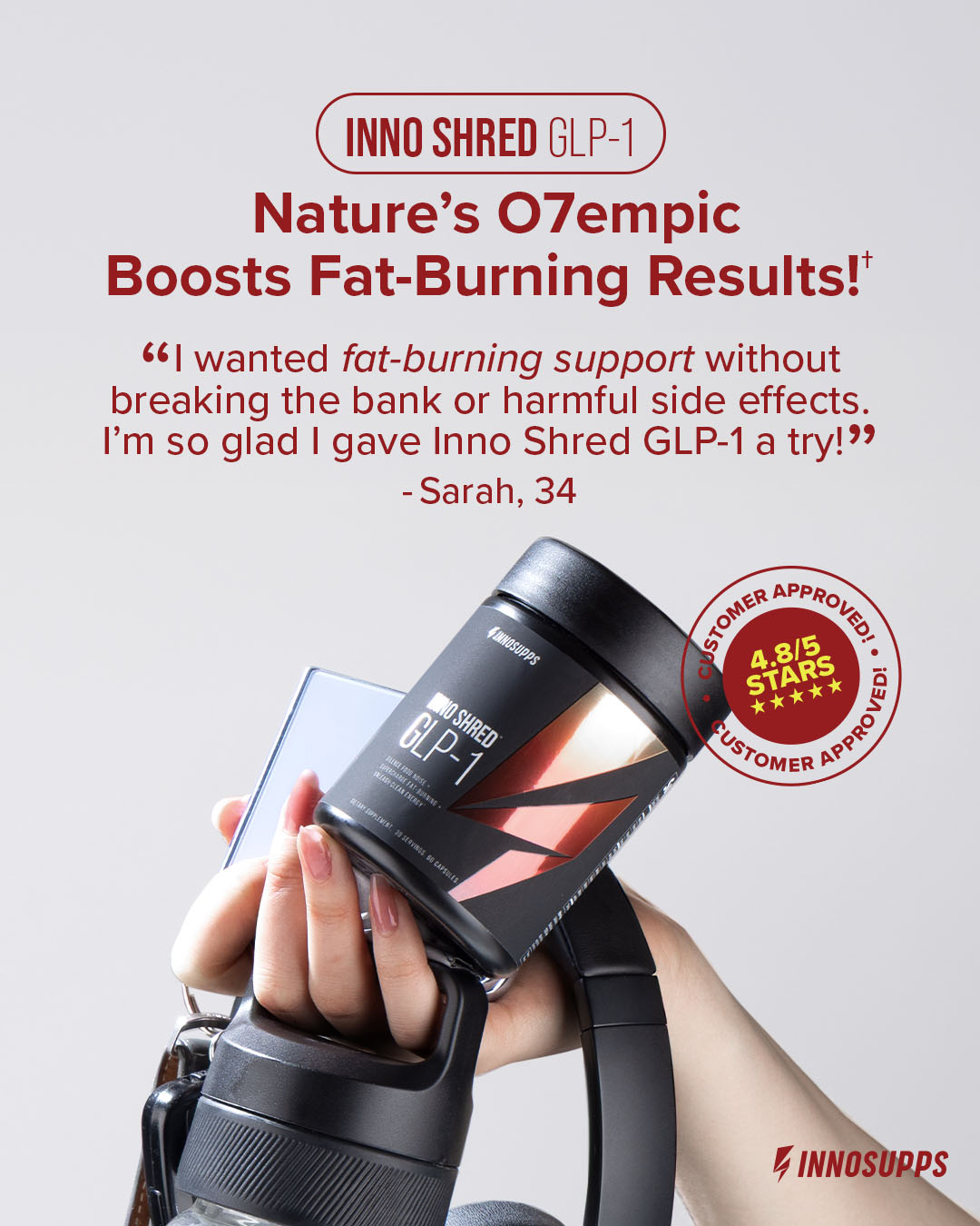 Inno Supps Inno Shred Facebook ad