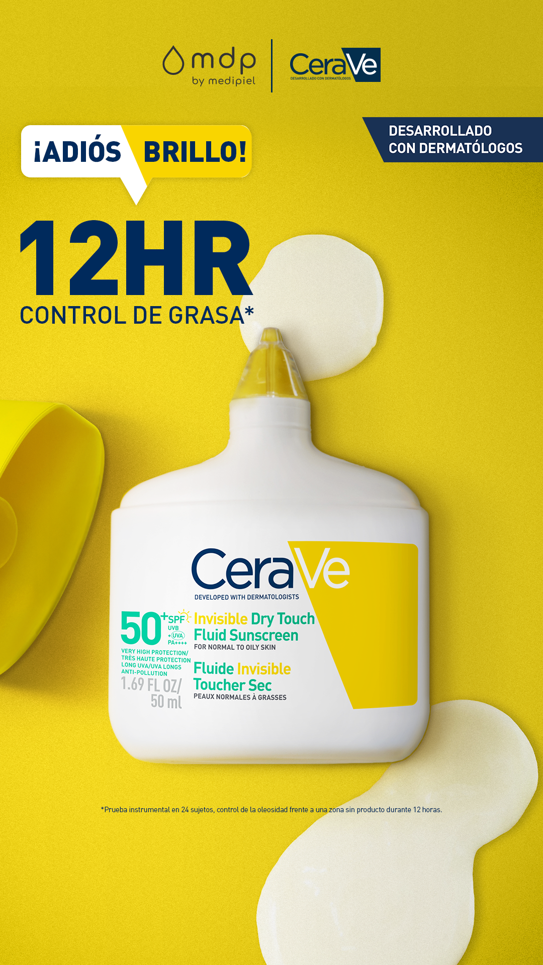 Medipiel Facebook ad: Protección Solar De Toque Seco