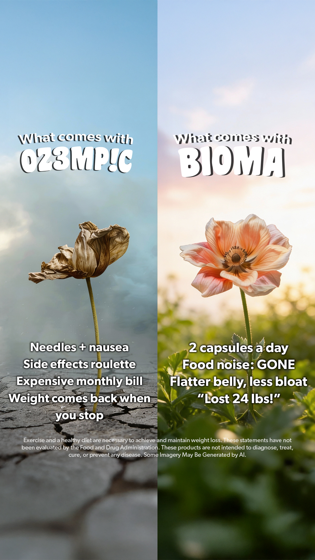 Bioma.Health Facebook ad