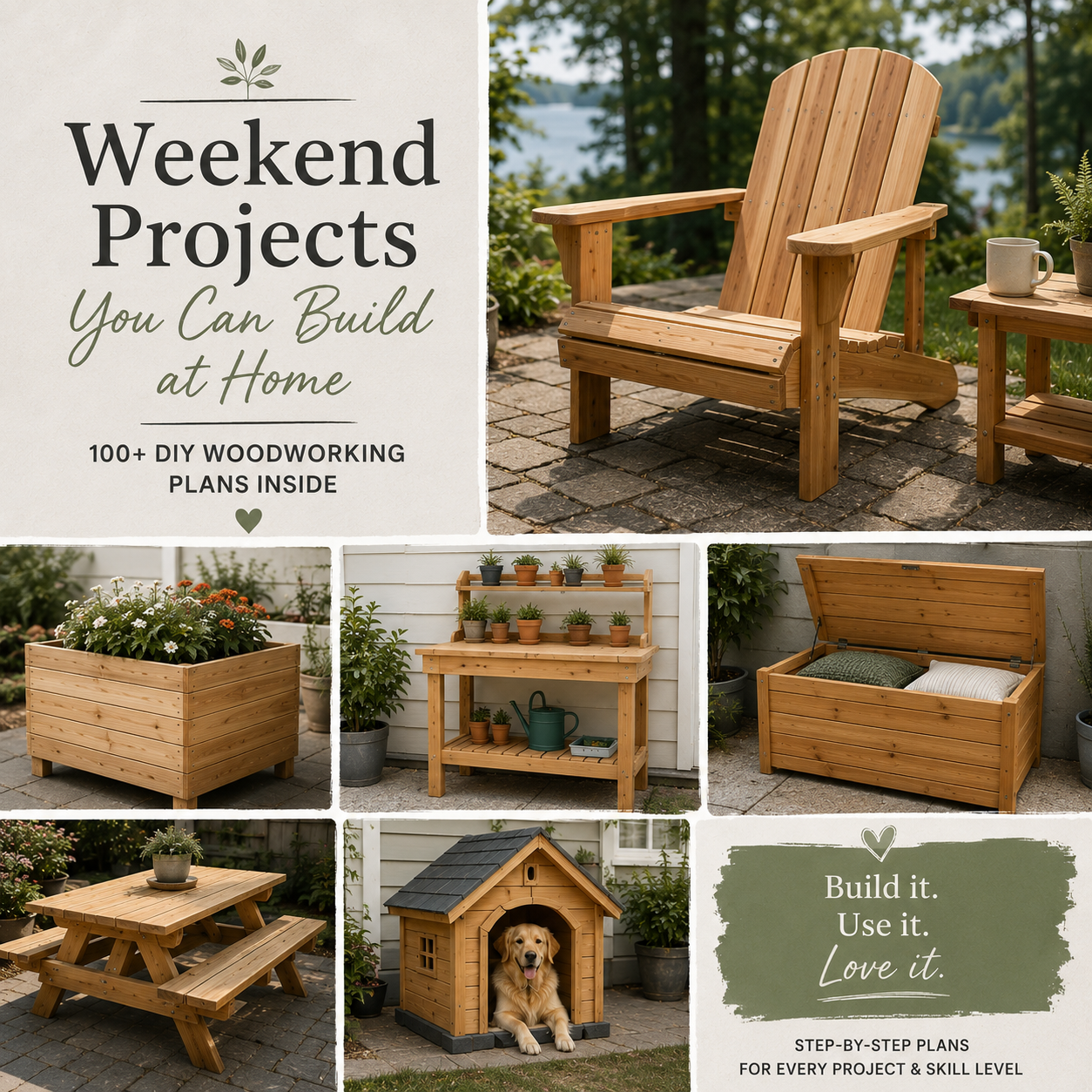 WoodCrafts DIY Facebook ad