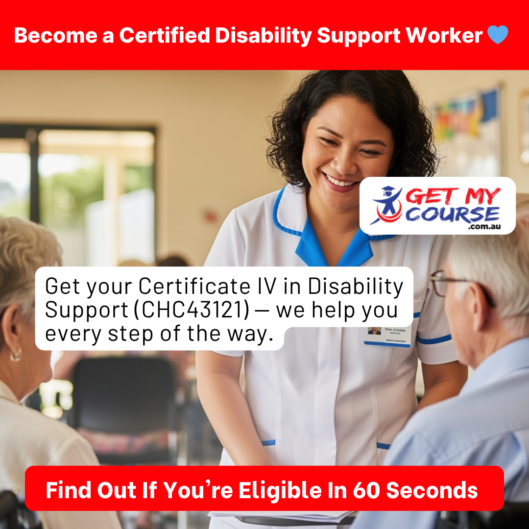 Getmycourse.com.au Facebook ad