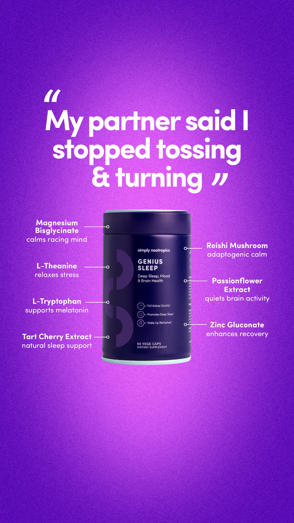 Simply Nootropics Facebook ad