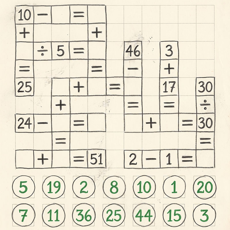 CrossMath Facebook ad: 数学益智游戏 - Crossmath 交叉数学