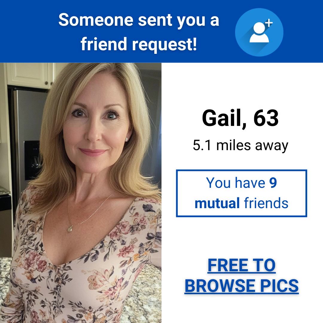 Meet Mature Singles Facebook ad: Discover Genuine Connections