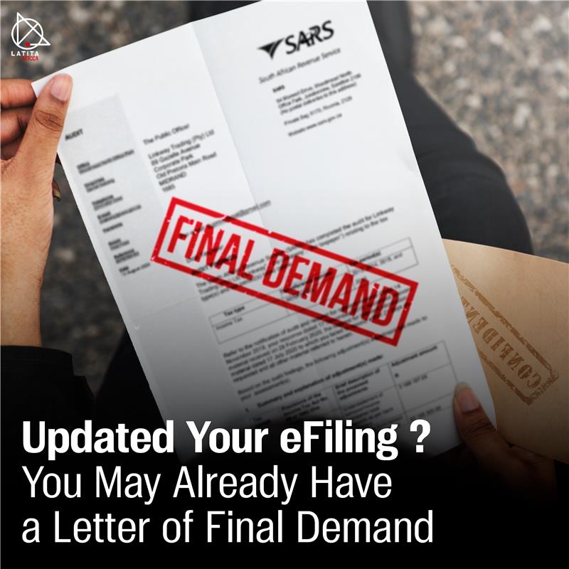 Latita Africa Facebook ad: Have You Received a Final Letter of Demand from SARS?