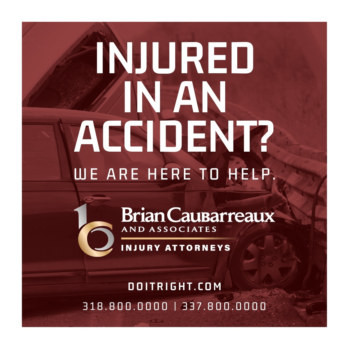 Brian Caubarreaux & Associates Facebook ad