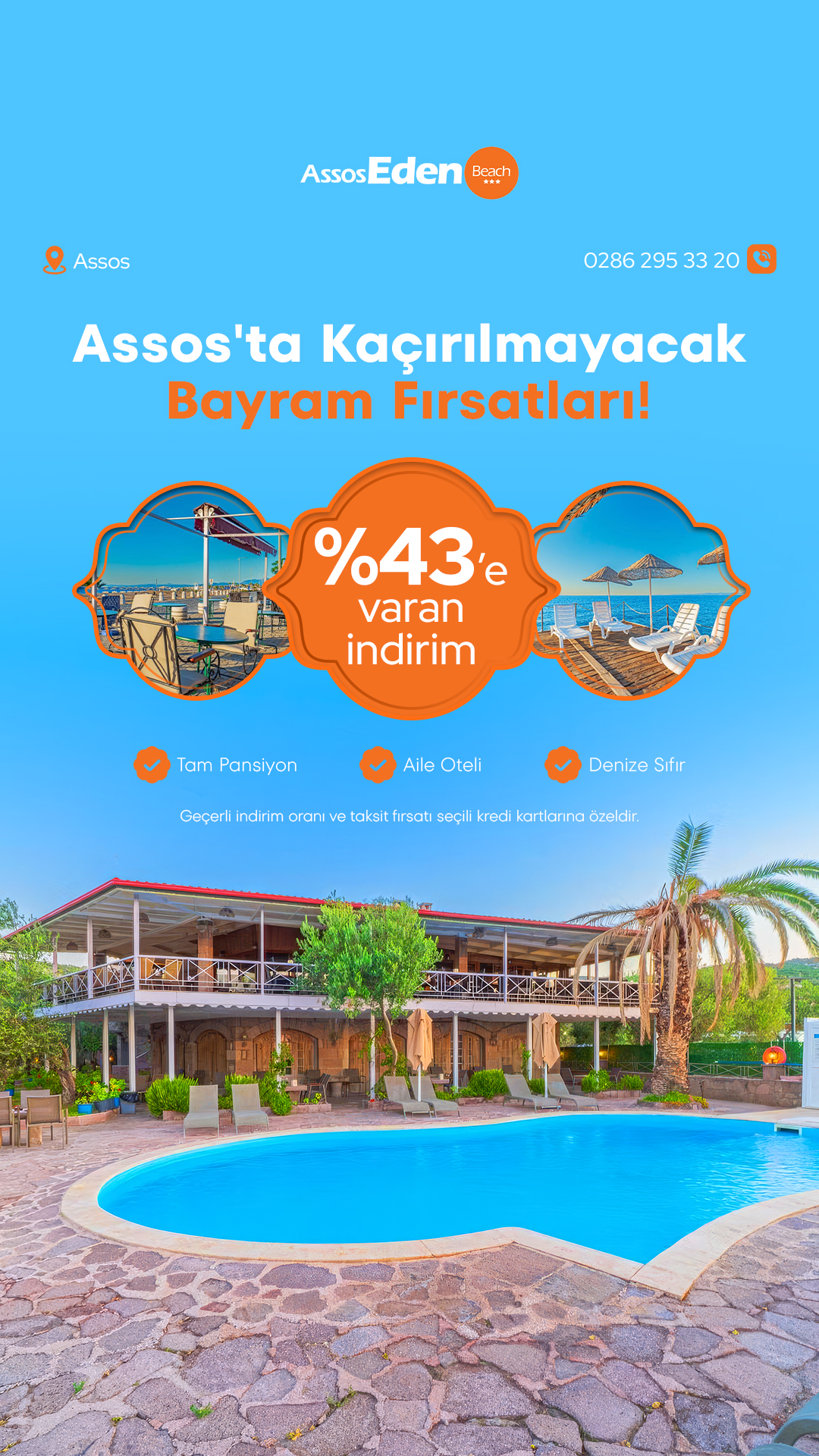 DC Club Assos Eden Beach Hotel Facebook ad
