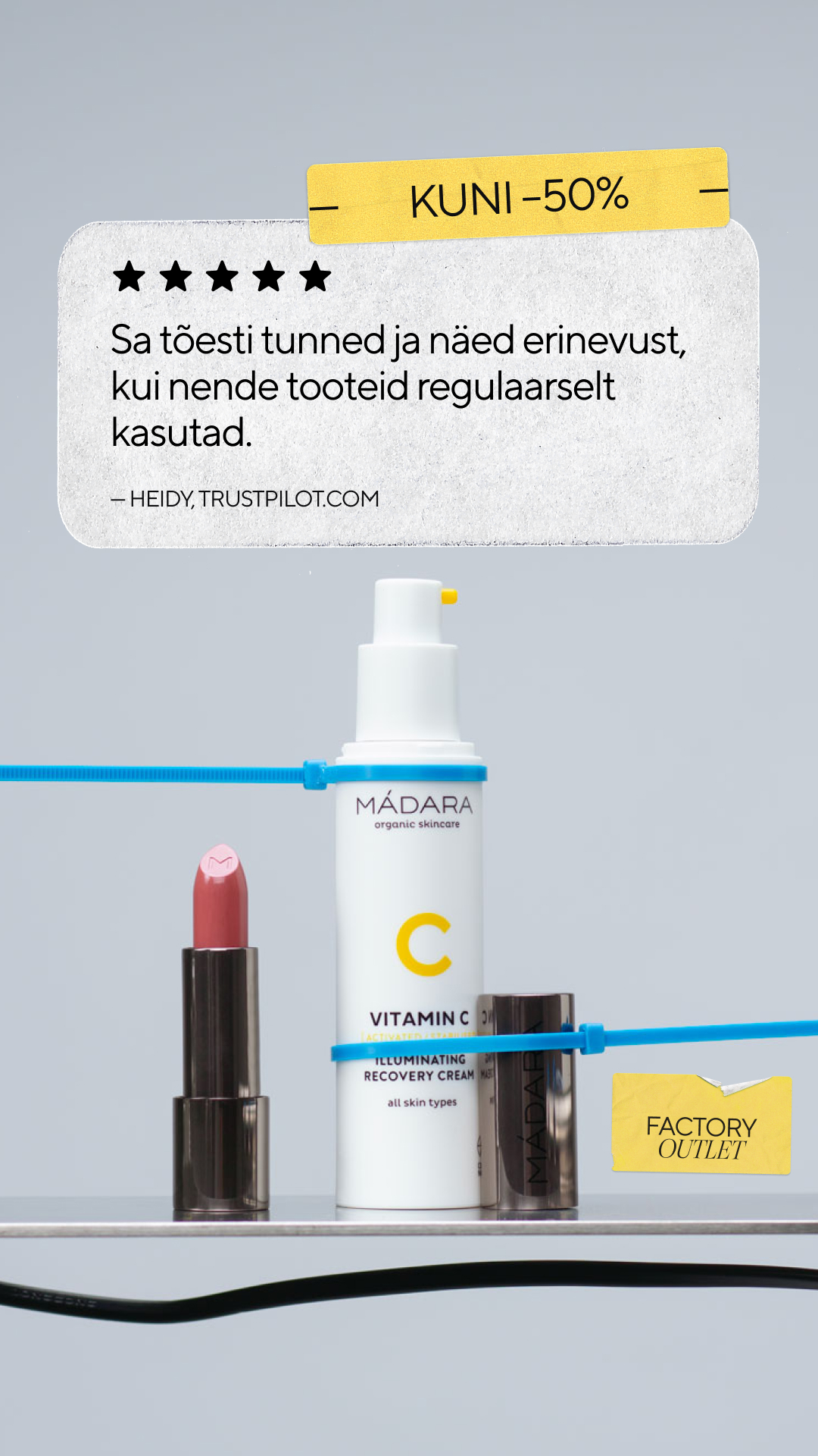 Mádara Organic Skincare Facebook ad