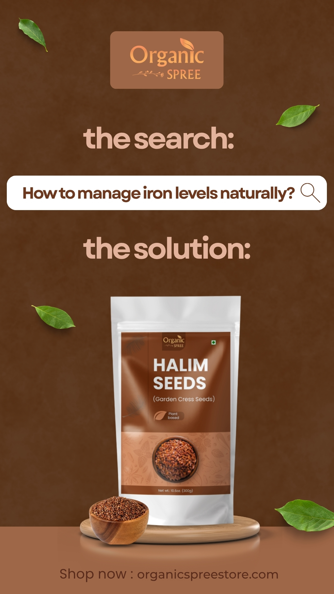 Organic Spree Store Facebook ad from Apr 22, 2026