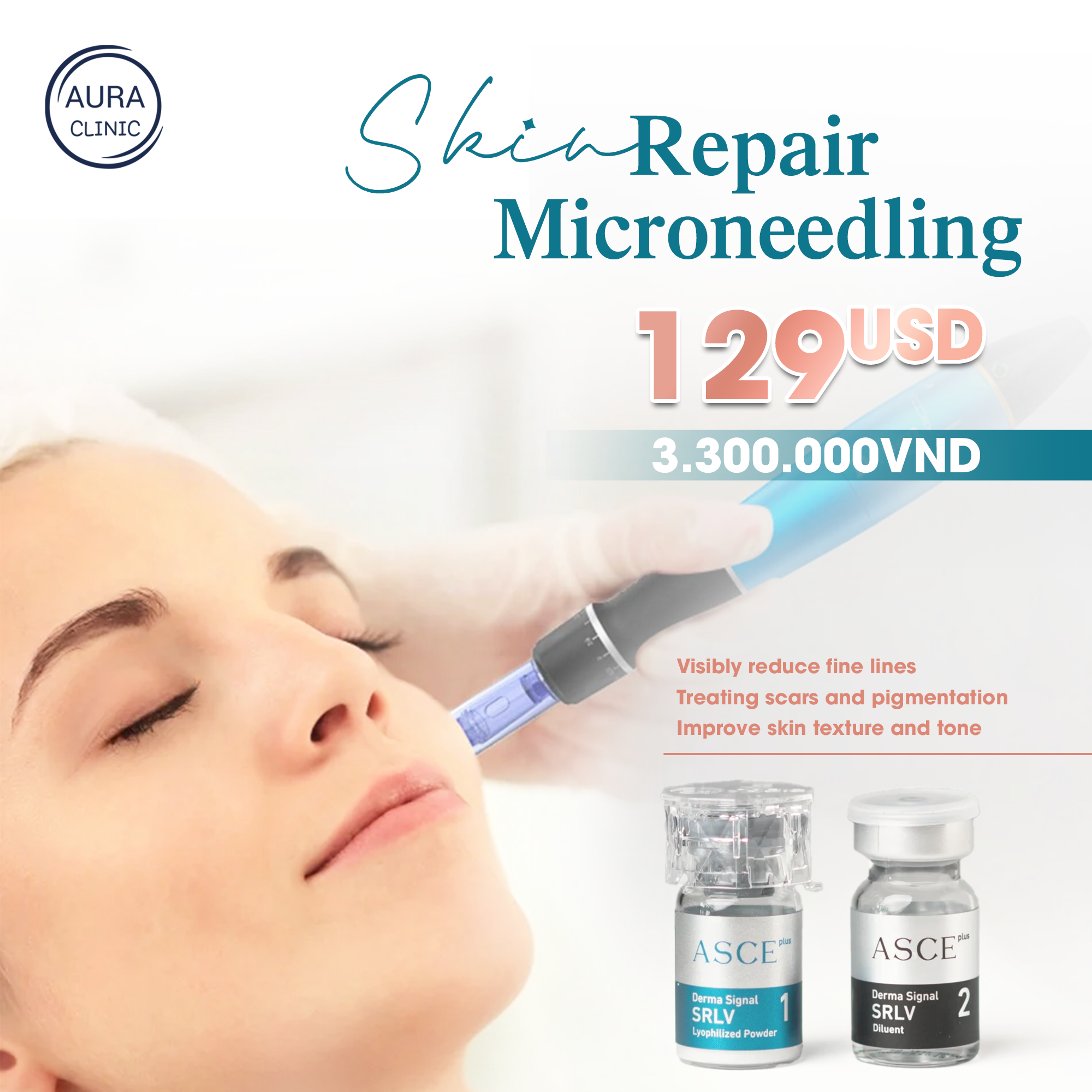 Aura Clinic Facebook ad