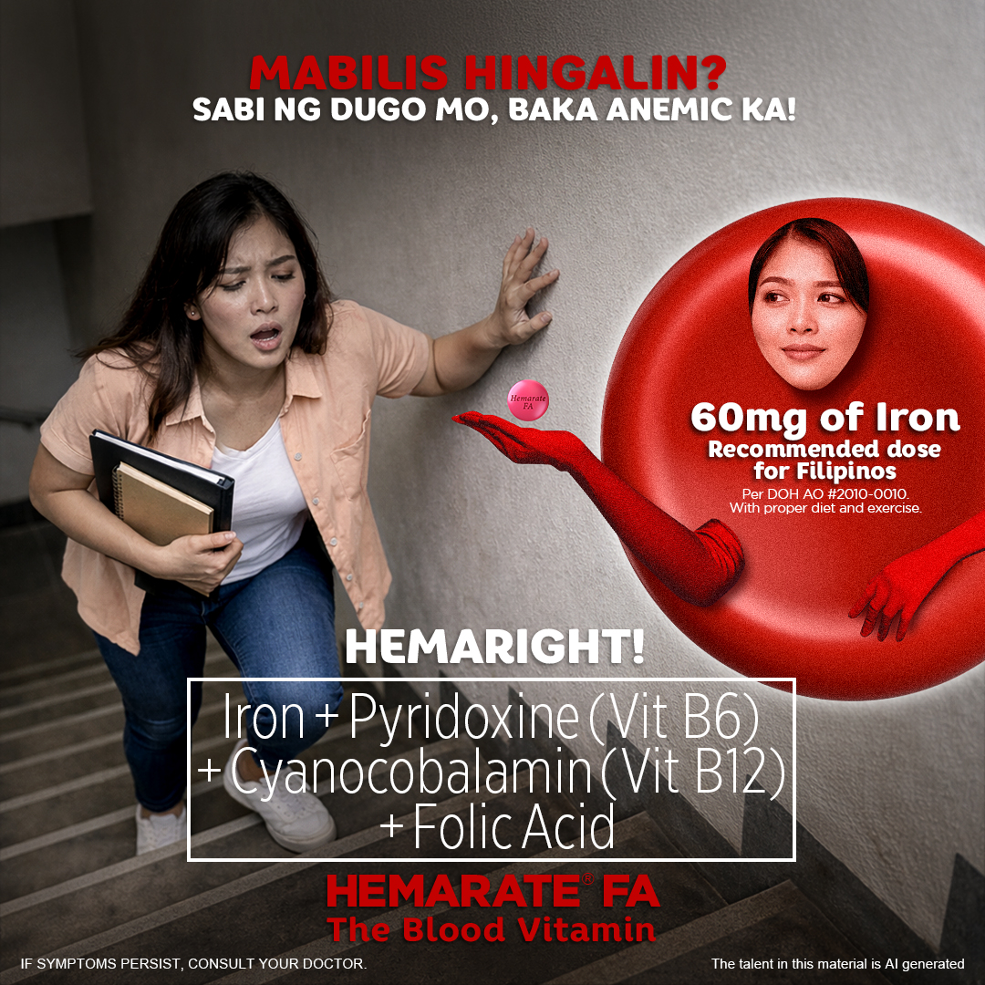Hemarate FA Facebook ad: The Blood Vitamin