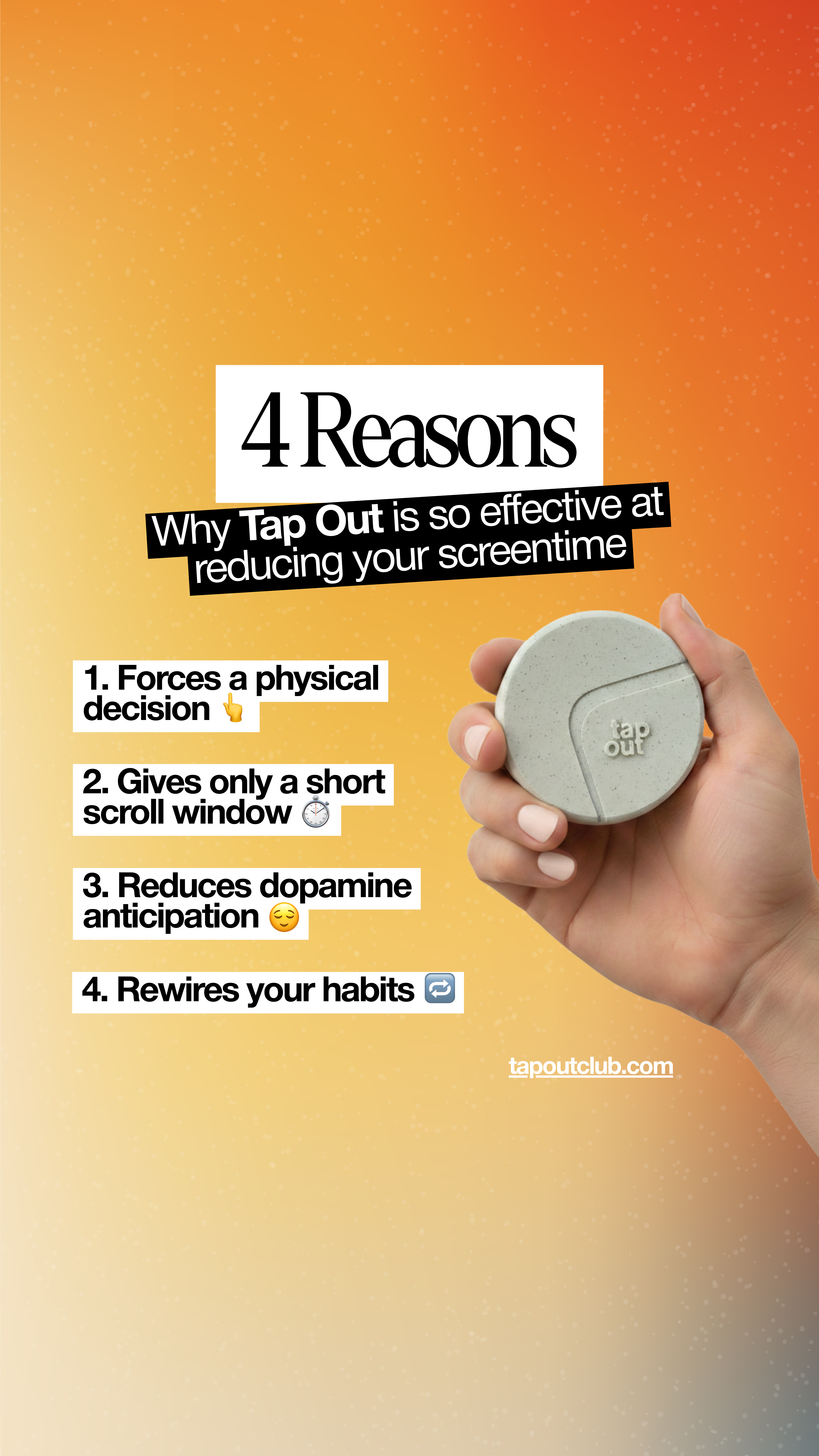 Tap Out Facebook ad