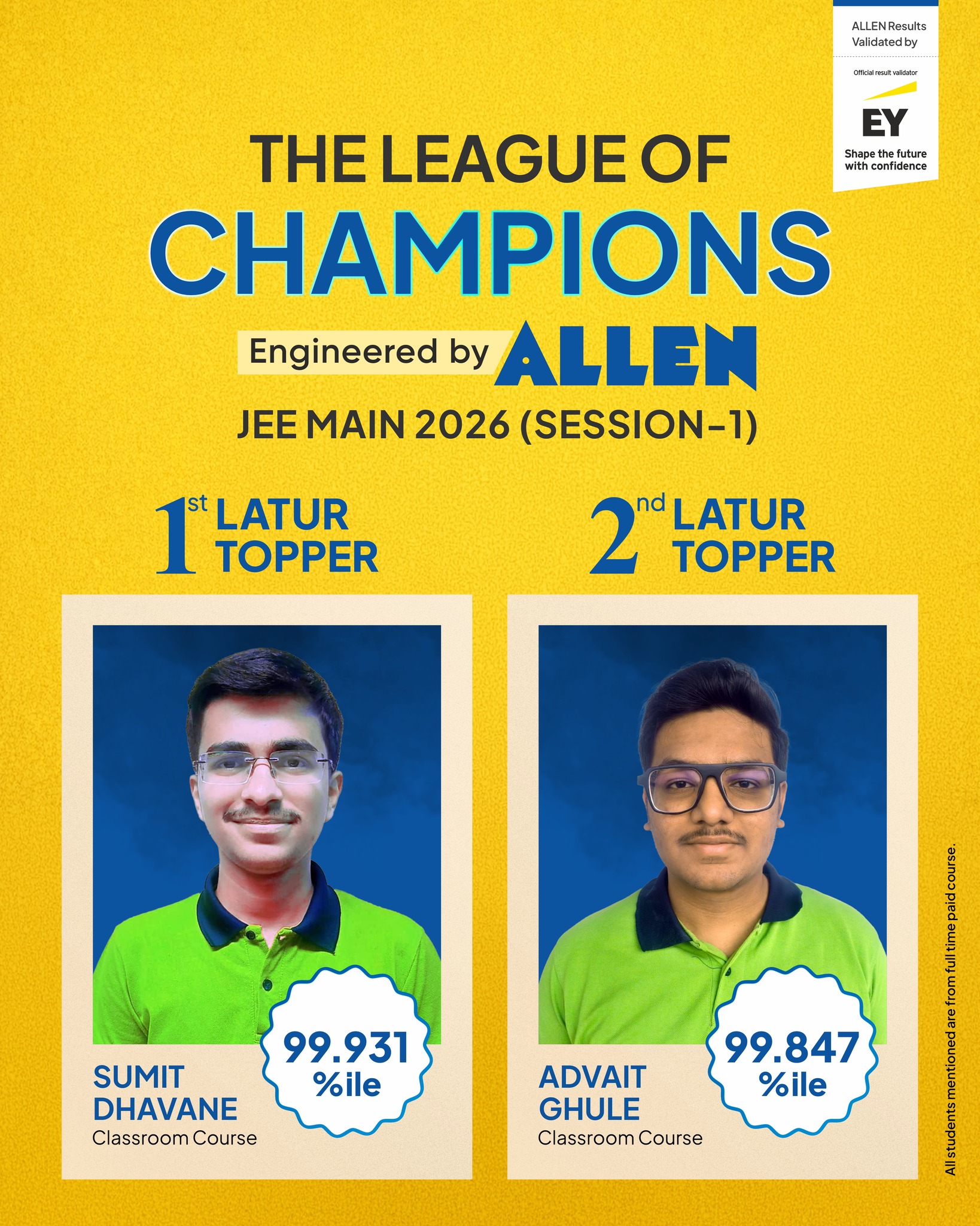 ALLEN Maharashtra Facebook ad: JEE Coaching Admission 2026 | Enrol in ALLEN Classroom…