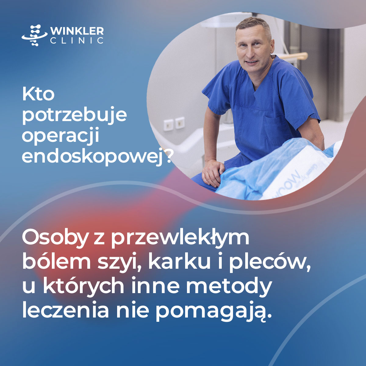 Kręgosłup.pl Facebook ad: Endoskopowa operacja kręgosłupa