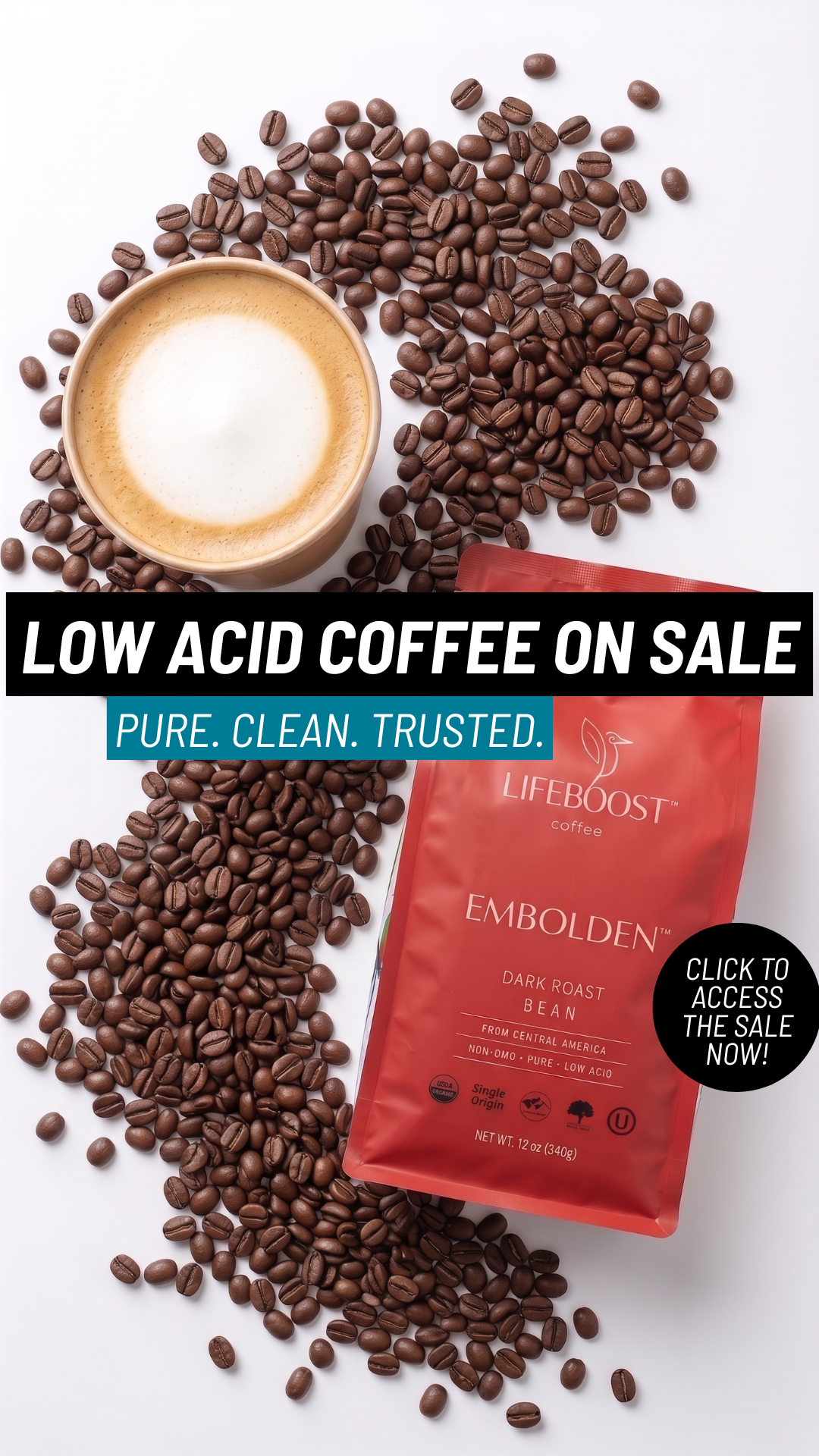 Lifeboost Coffee Facebook ad