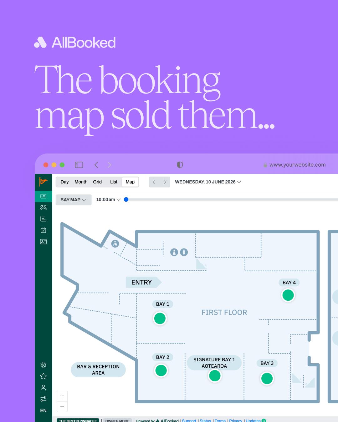 AllBooked by Skedda Facebook ad: Sports facility owners: Still fighting your booking…