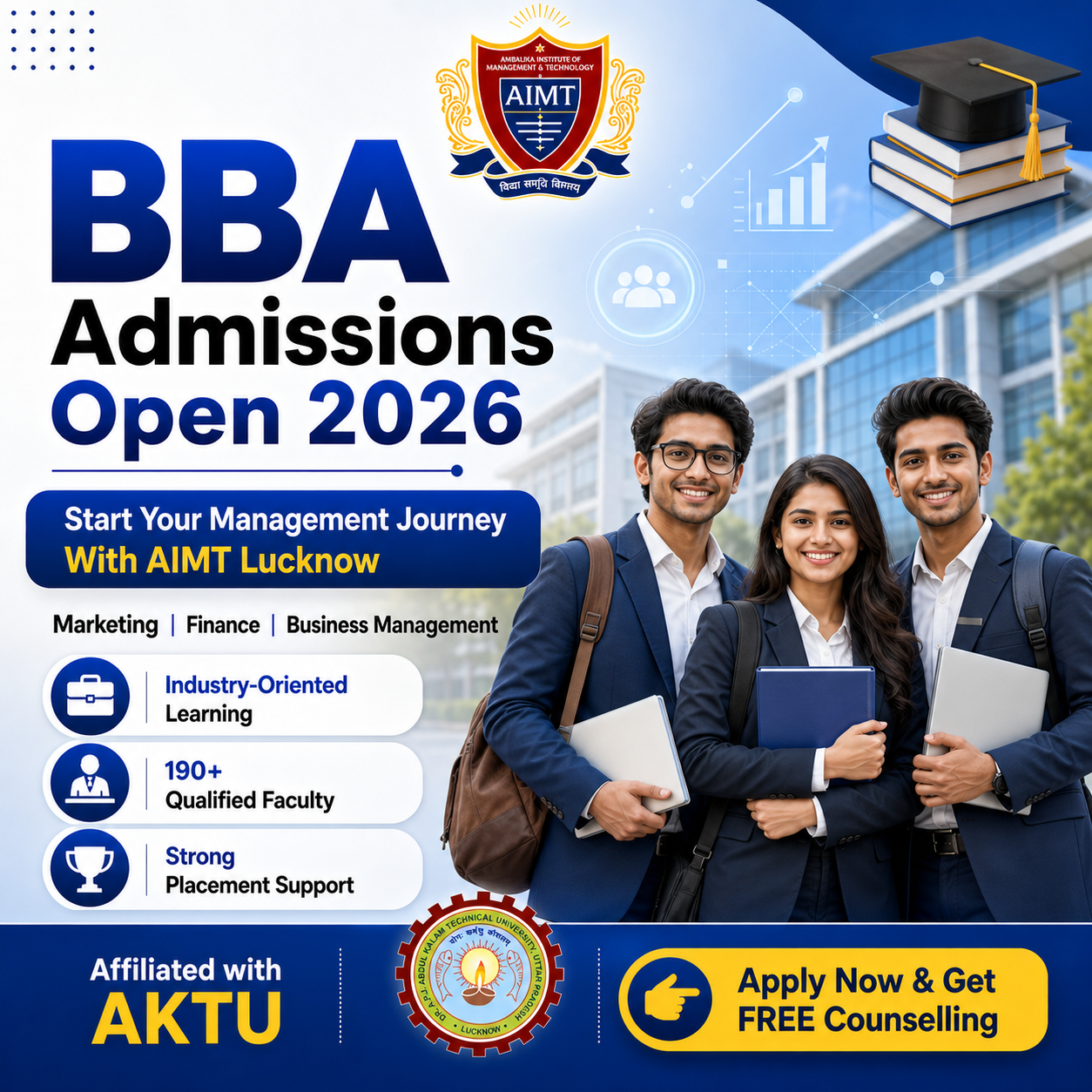 Ambalika Alumni Association Facebook ad: Start Your Leadership Journey
