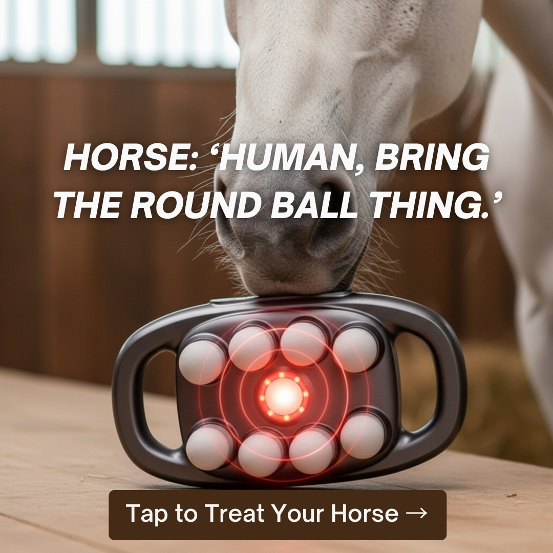 HorseHalo Facebook ad: If Your Horse Could Speak… They’d Beg for This.
