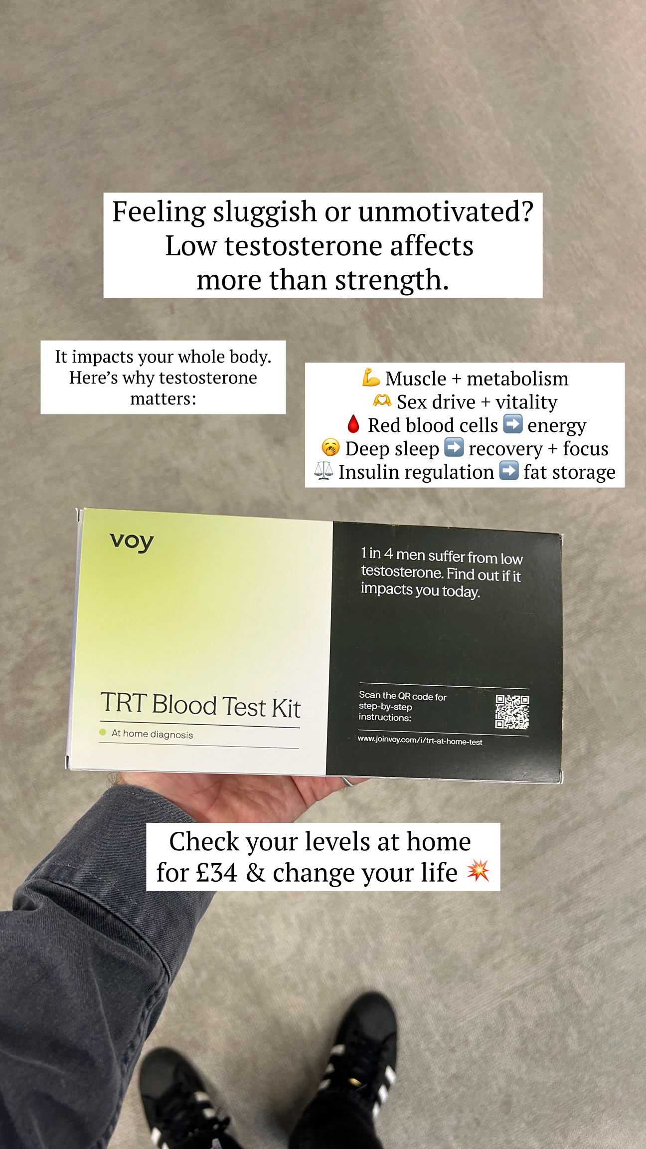 Voy Facebook ad
