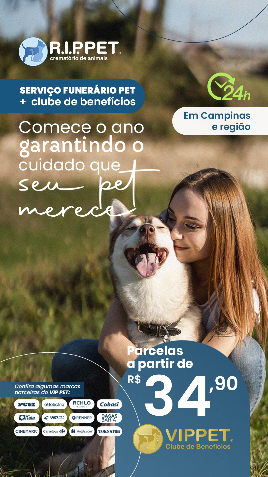 R.I.P Pet Crematório de Animais Facebook ad