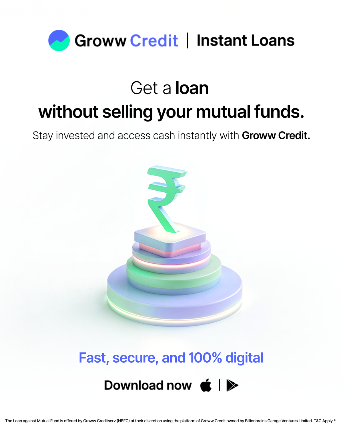 Groww Credit  Facebook ad