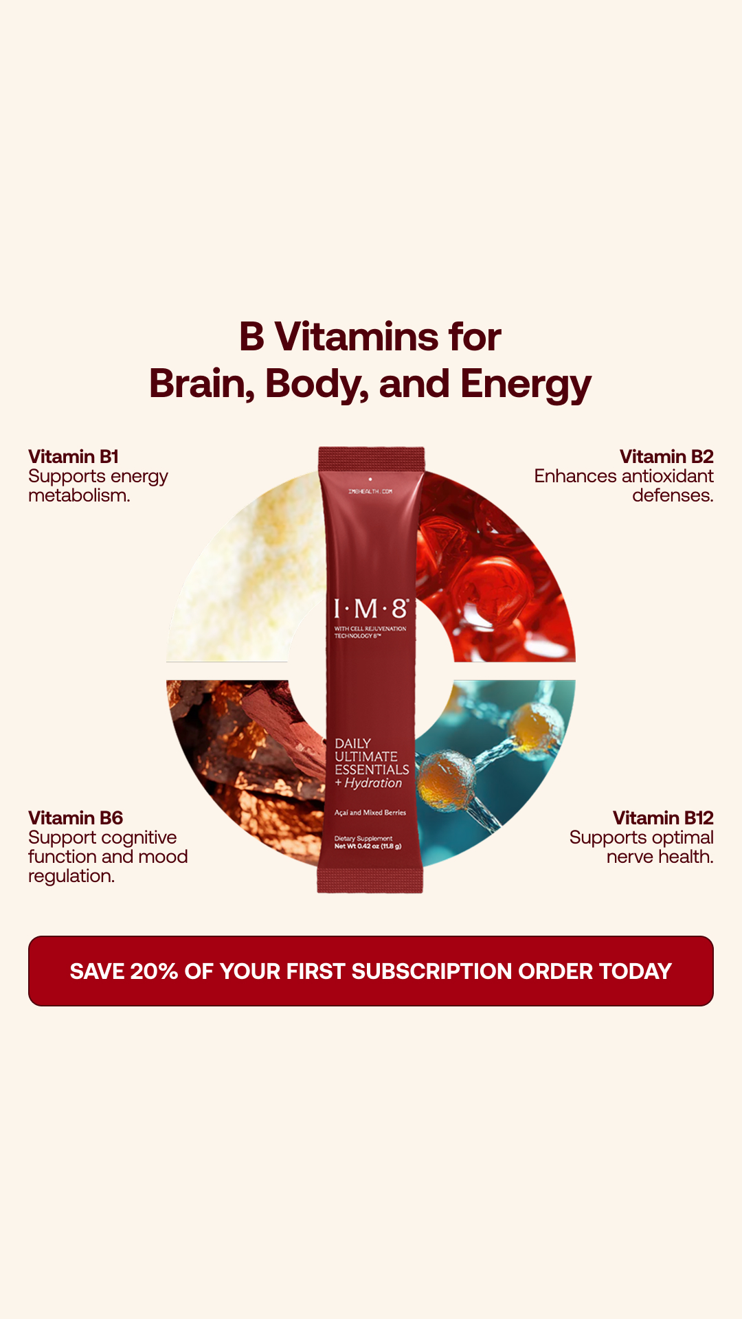 IM8 Health Facebook ad