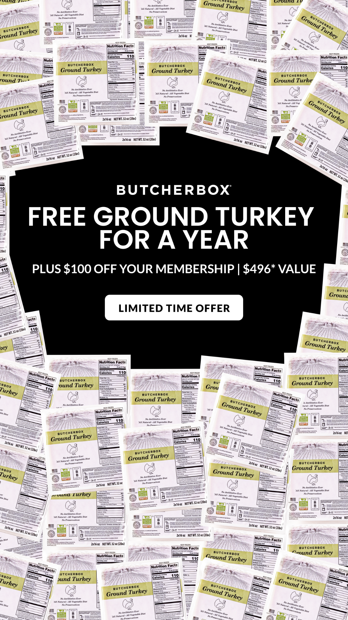 ButcherBox Facebook ad