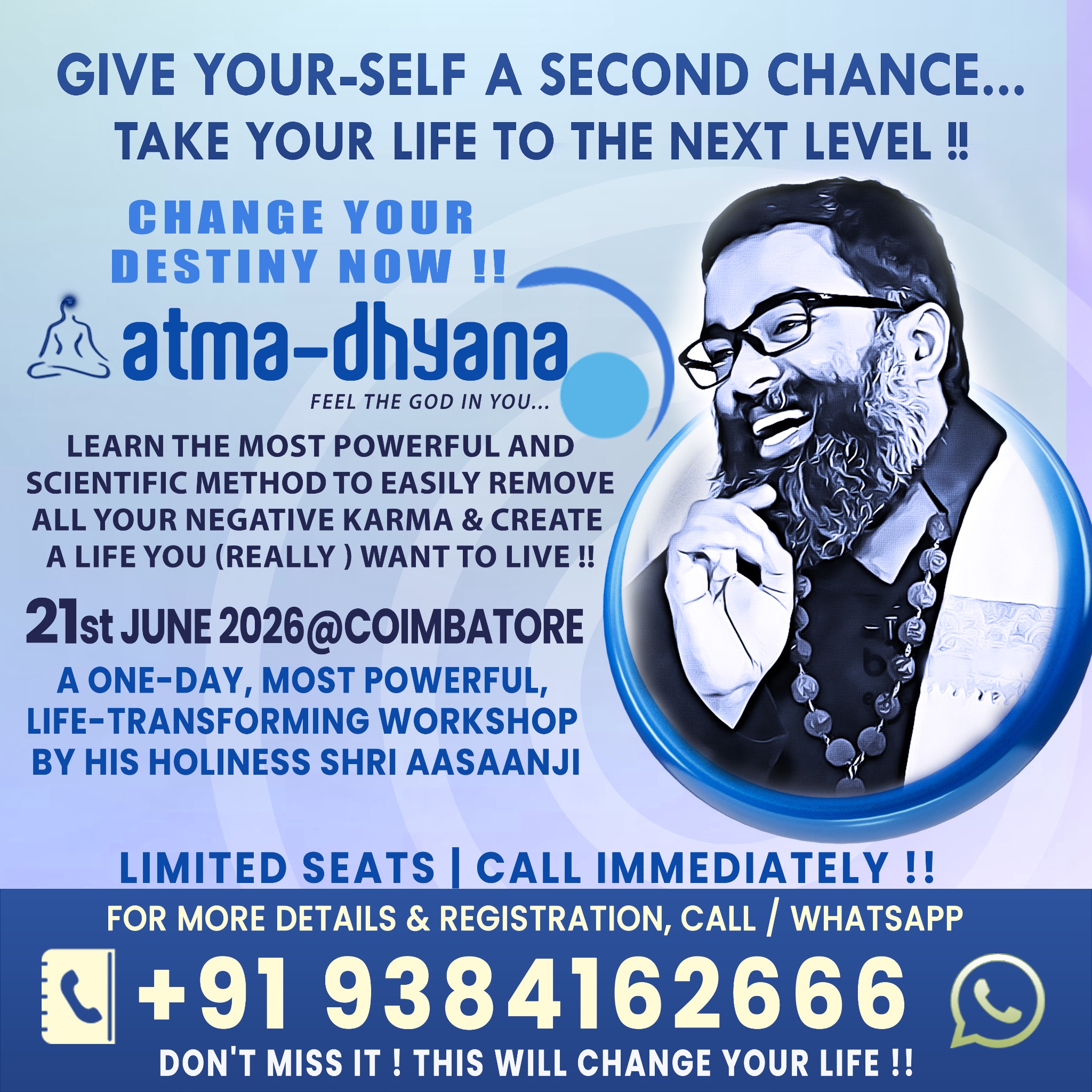 Atmayoga Foundation - Unleash the Power Within You Facebook ad: GET READY TO RISE AGAIN!