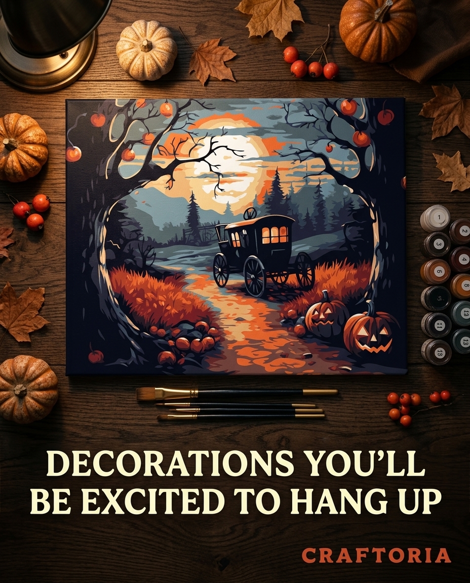 Craftoria Facebook ad: Halloween Décor Made by You