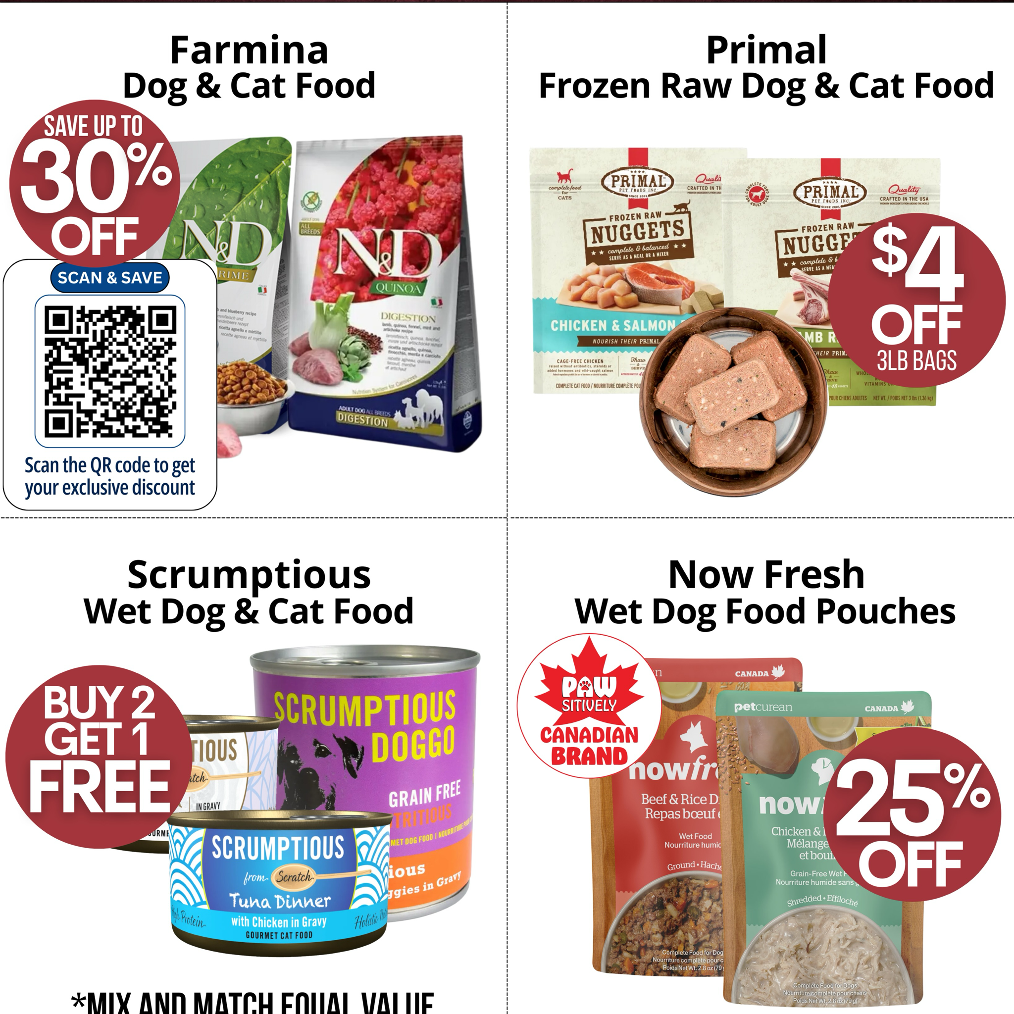 Global Pet Foods - Jasper Ave / 117 St Facebook ad: No outside food allowed except cake or cupcakes.